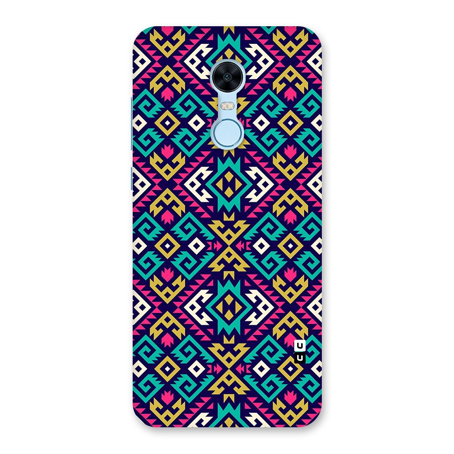 Retro Geometric Pattern Back Case for Redmi Note 5