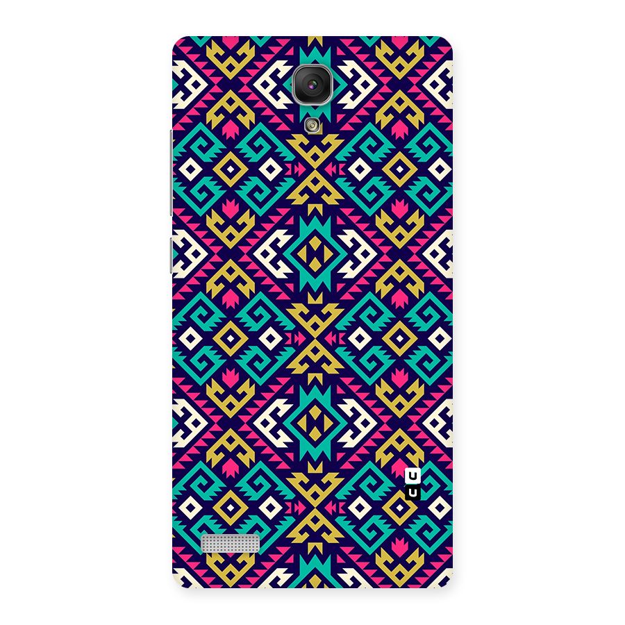 Retro Geometric Pattern Back Case for Redmi Note Prime