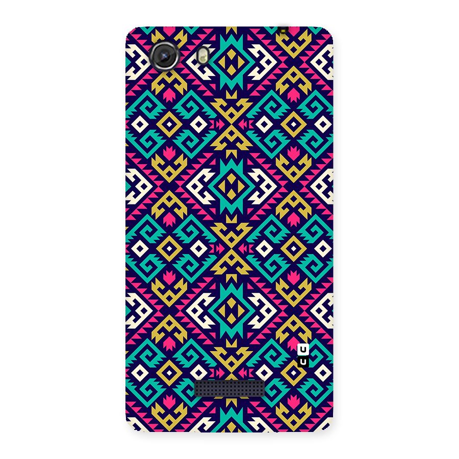Retro Geometric Pattern Back Case for Unite 3