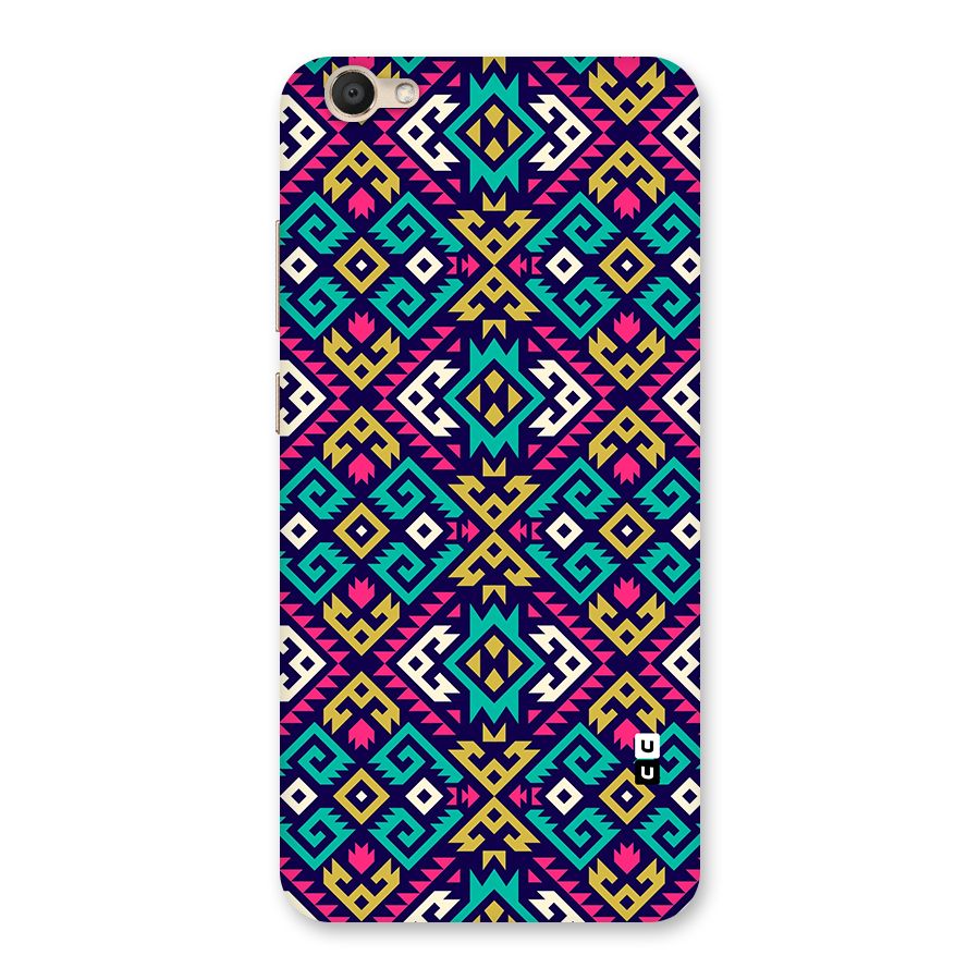 Retro Geometric Pattern Back Case for Vivo V5