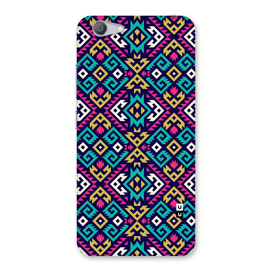 Retro Geometric Pattern Back Case for Vivo Y53