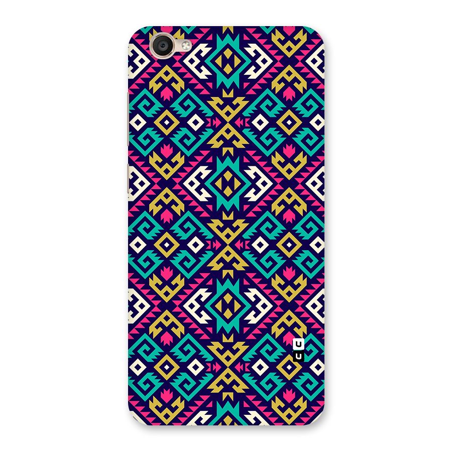 Retro Geometric Pattern Back Case for Vivo Y55L