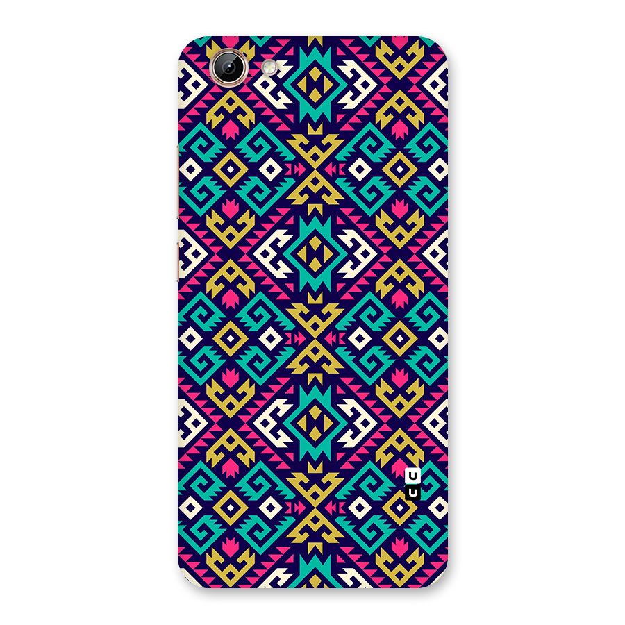 Retro Geometric Pattern Back Case for Vivo Y71