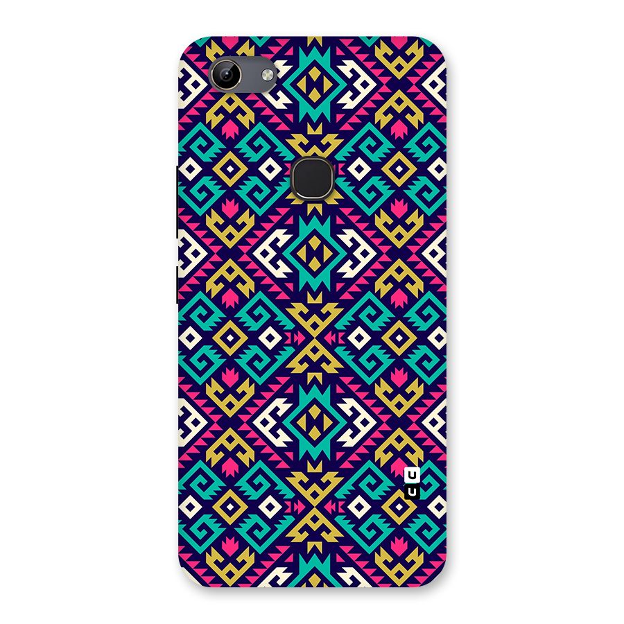 Retro Geometric Pattern Back Case for Vivo Y81