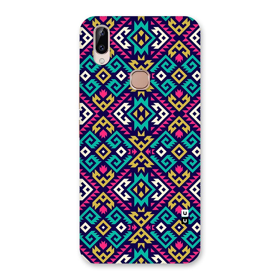 Retro Geometric Pattern Back Case for Vivo Y83 Pro