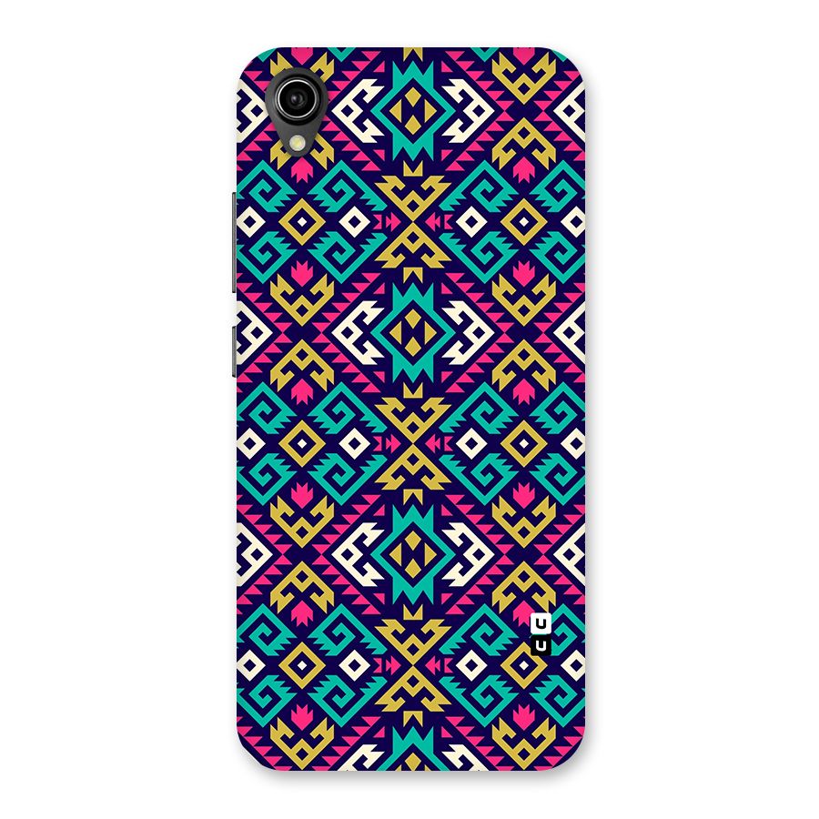 Retro Geometric Pattern Back Case for Vivo Y90
