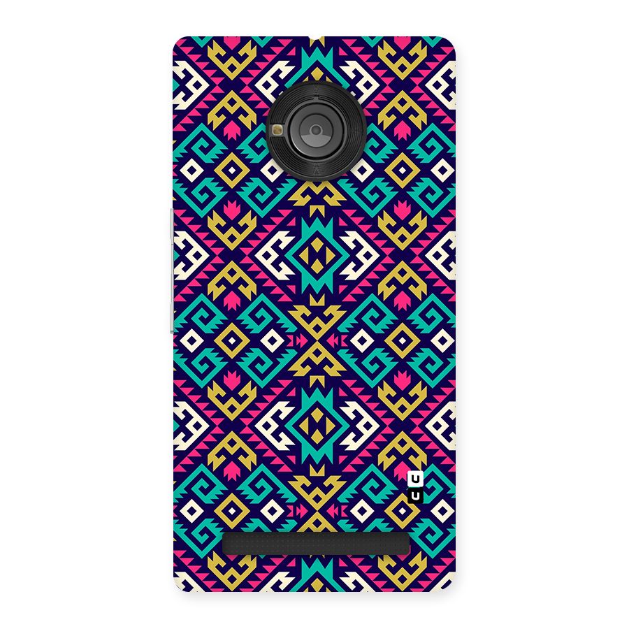 Retro Geometric Pattern Back Case for Yuphoria