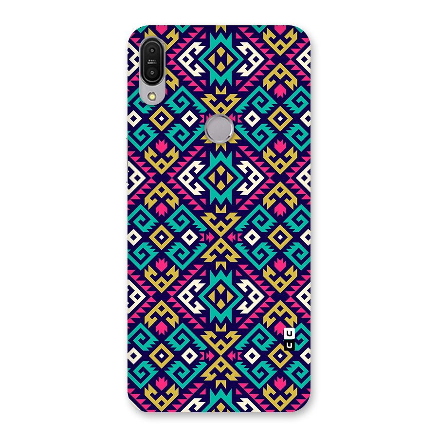 Retro Geometric Pattern Back Case for Zenfone Max Pro M1