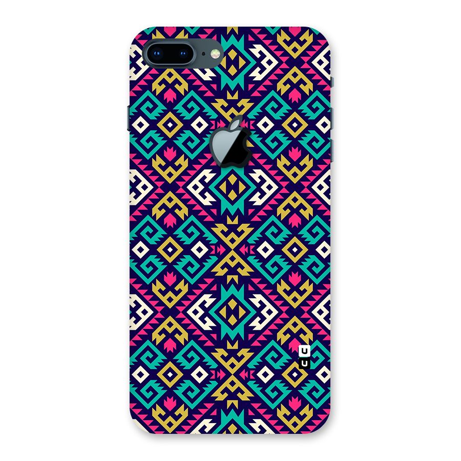 Retro Geometric Pattern Back Case for iPhone 7 Plus Apple Cut