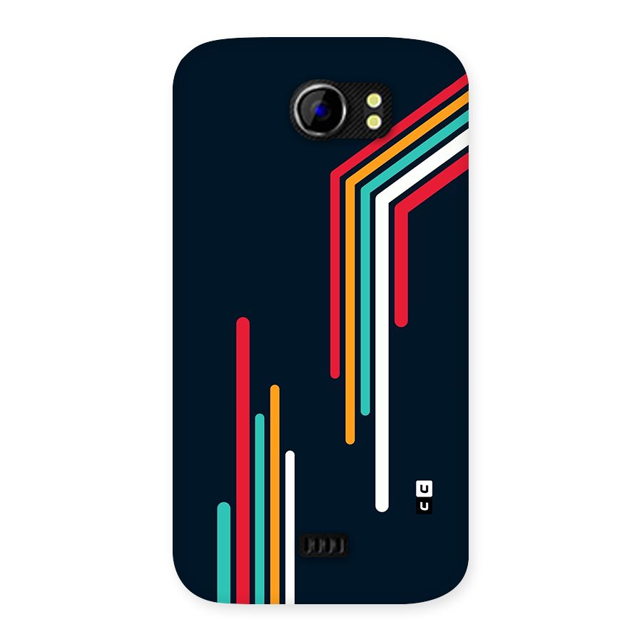 Retro Lines Minimal Stripes Back Case for Canvas 2 A110