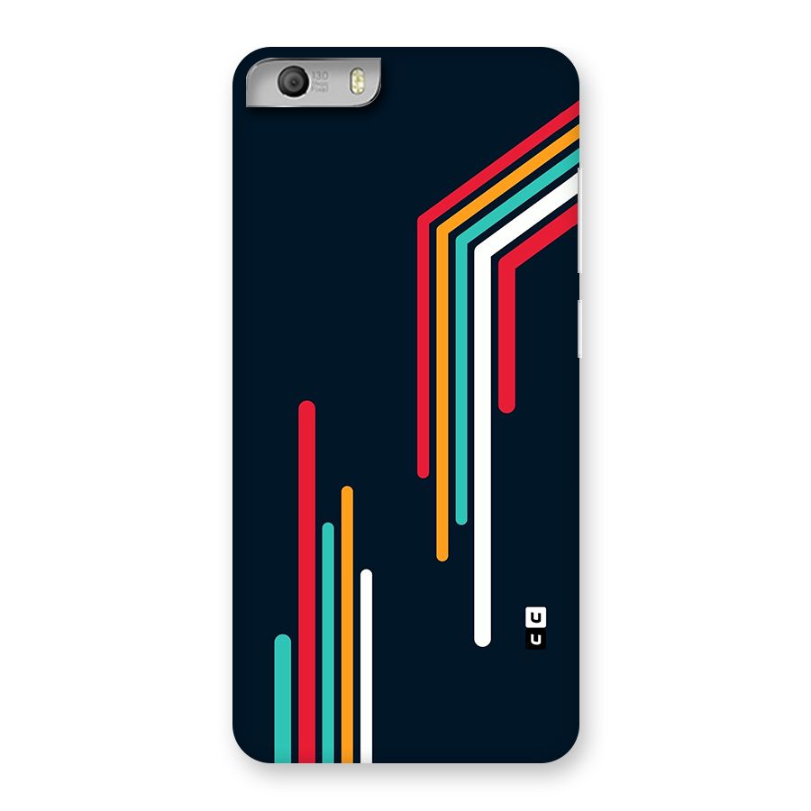 Retro Lines Minimal Stripes Back Case for Canvas Knight 2