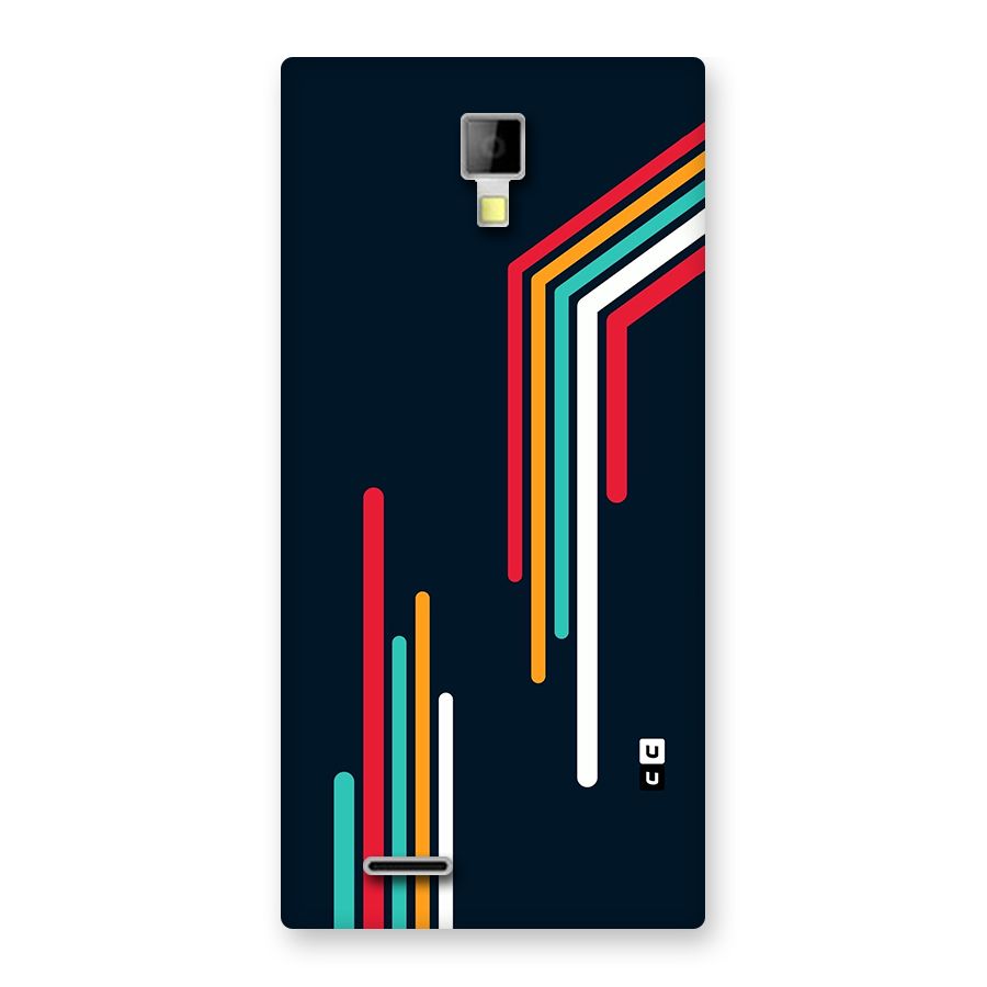 Retro Lines Minimal Stripes Back Case for Canvas Xpress A99