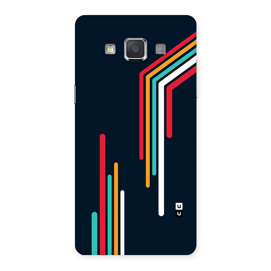 Retro Lines Minimal Stripes Back Case for Galaxy Grand 3