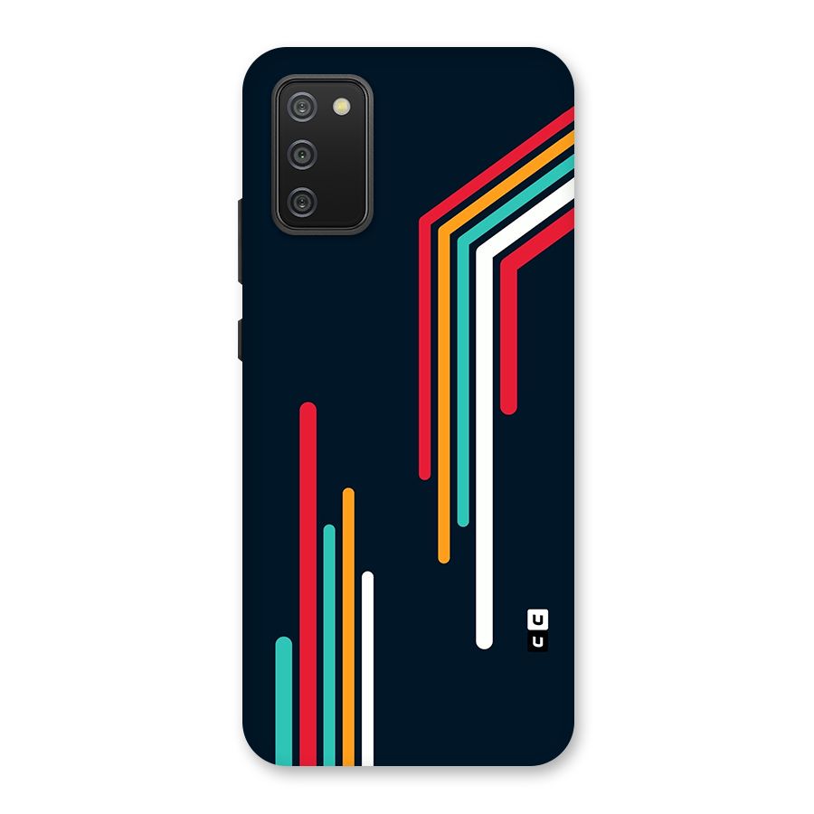 Retro Lines Minimal Stripes Back Case for Galaxy M02s