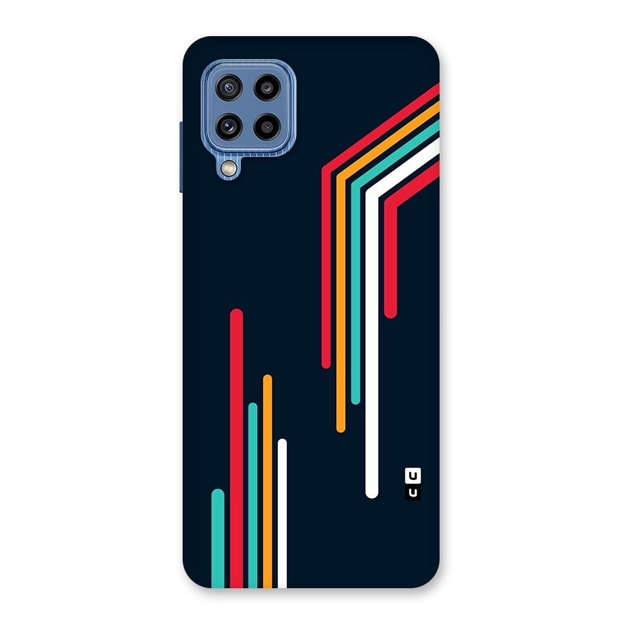 Retro Lines Minimal Stripes Back Case for Galaxy M32
