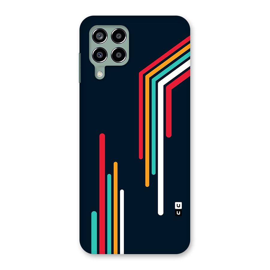 Retro Lines Minimal Stripes Back Case for Galaxy M33