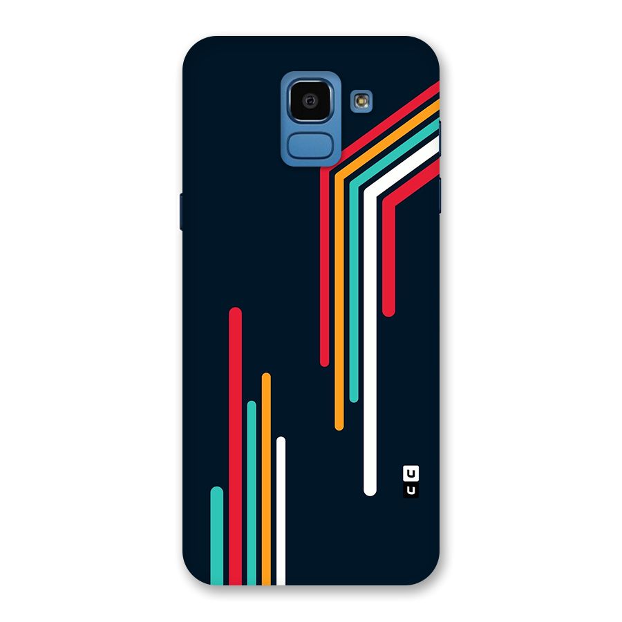 Retro Lines Minimal Stripes Back Case for Galaxy On6