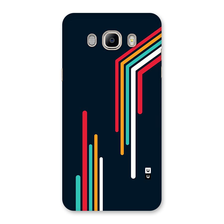 Retro Lines Minimal Stripes Back Case for Galaxy On8