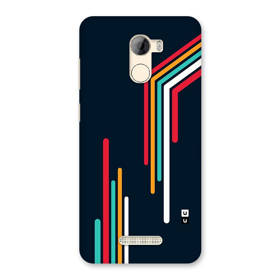 Retro Lines Minimal Stripes Back Case for Gionee A1 LIte
