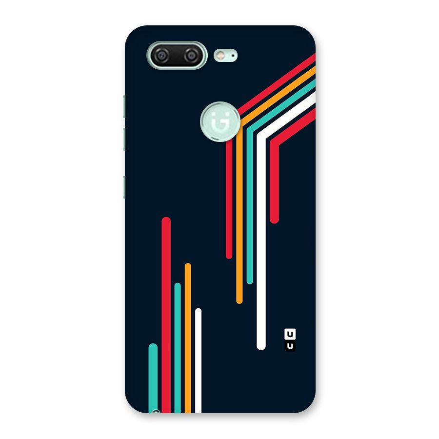 Retro Lines Minimal Stripes Back Case for Gionee S10