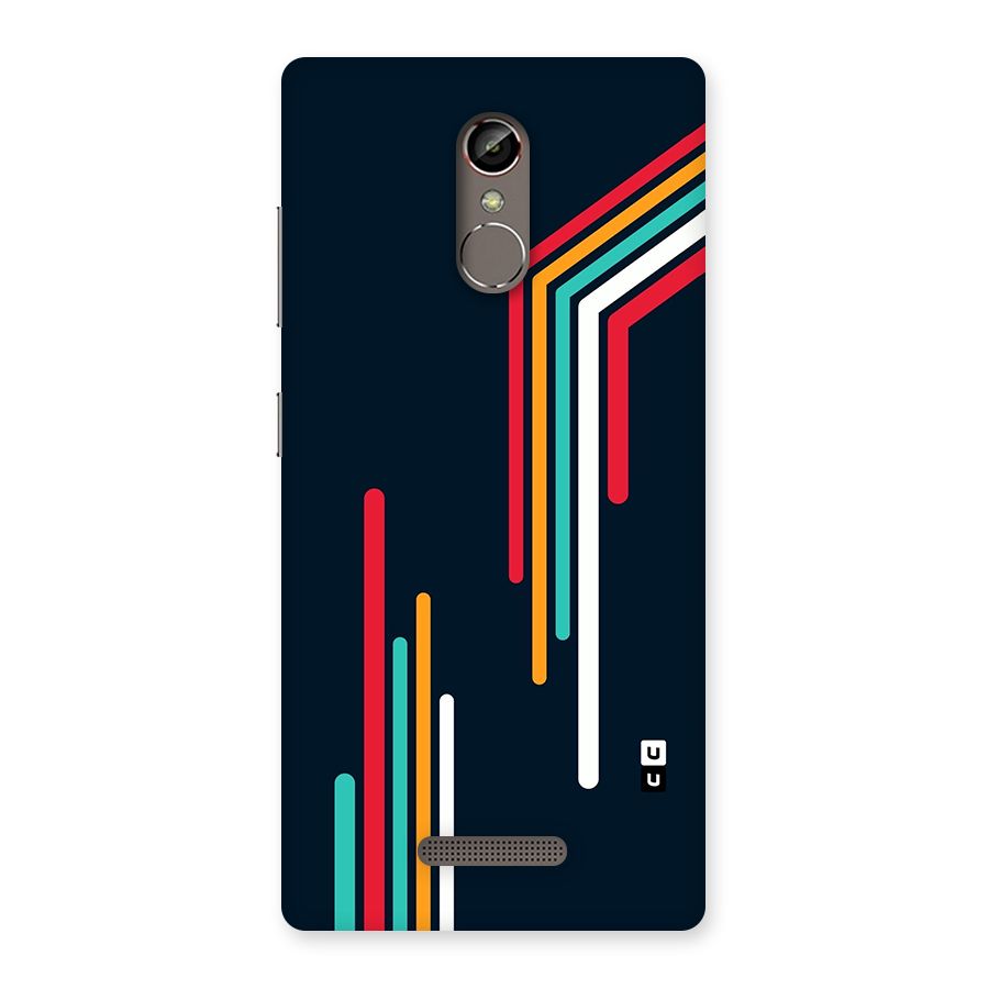 Retro Lines Minimal Stripes Back Case for Gionee S6s
