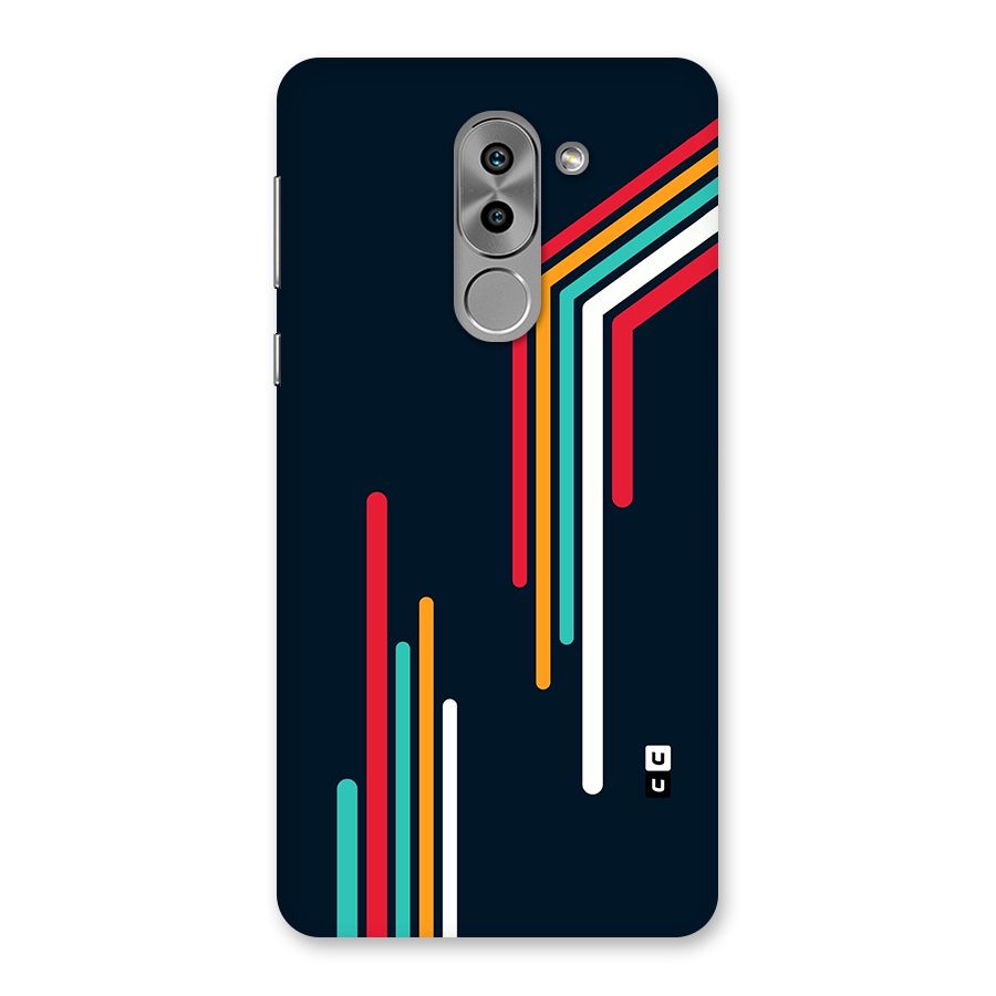 Retro Lines Minimal Stripes Back Case for Honor 6X