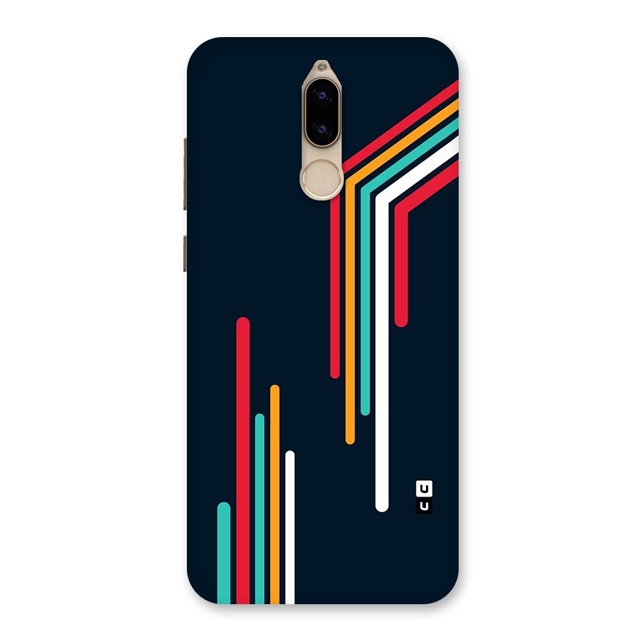 Retro Lines Minimal Stripes Back Case for Honor 9i