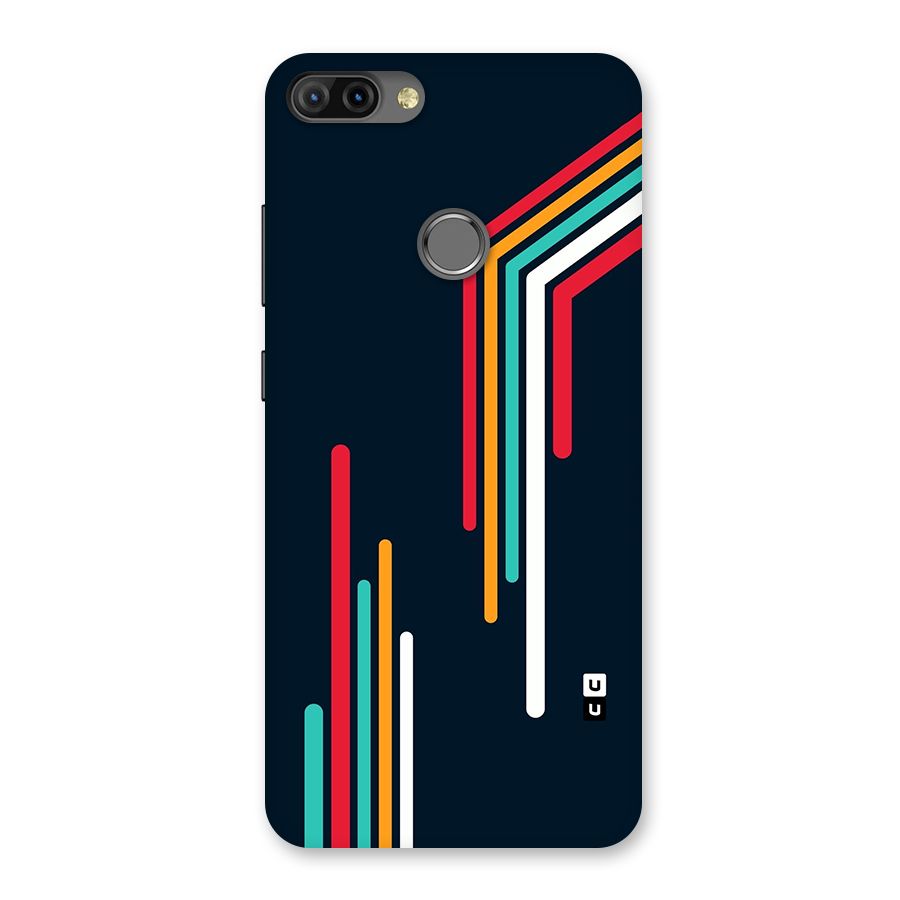 Retro Lines Minimal Stripes Back Case for Infinix Hot 6 Pro