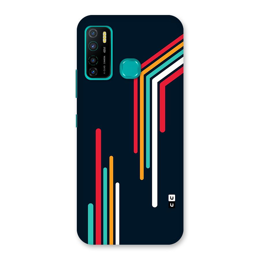 Retro Lines Minimal Stripes Back Case for Infinix Hot 9 Pro