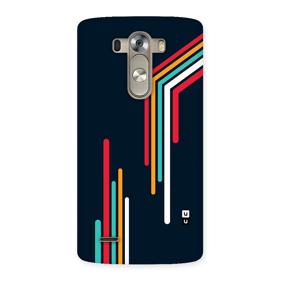 Retro Lines Minimal Stripes Back Case for LG G3