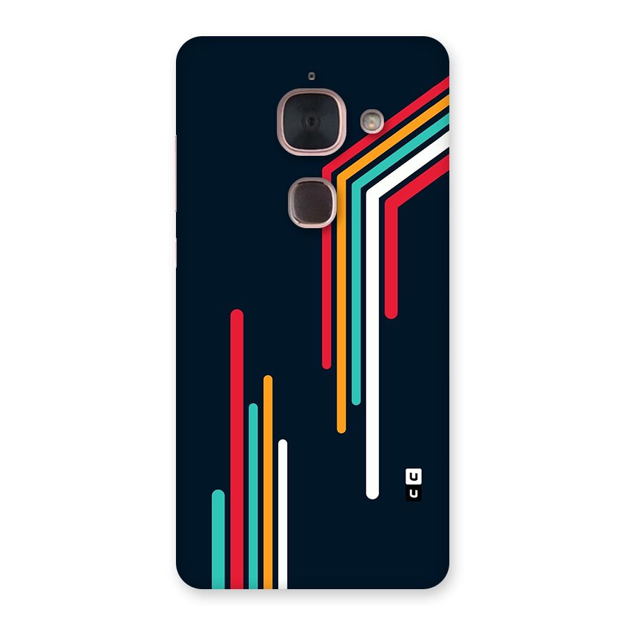 Retro Lines Minimal Stripes Back Case for Le Max 2