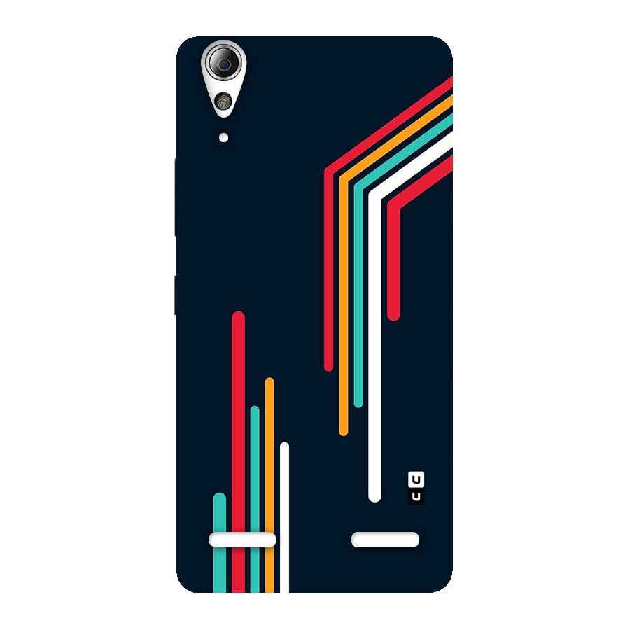 Retro Lines Minimal Stripes Back Case for Lenovo A6000