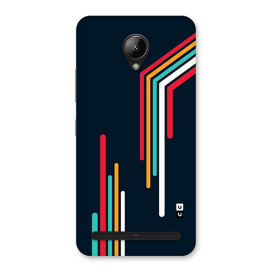 Retro Lines Minimal Stripes Back Case for Lenovo C2