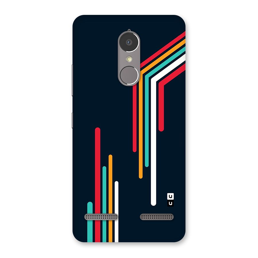 Retro Lines Minimal Stripes Back Case for Lenovo K6