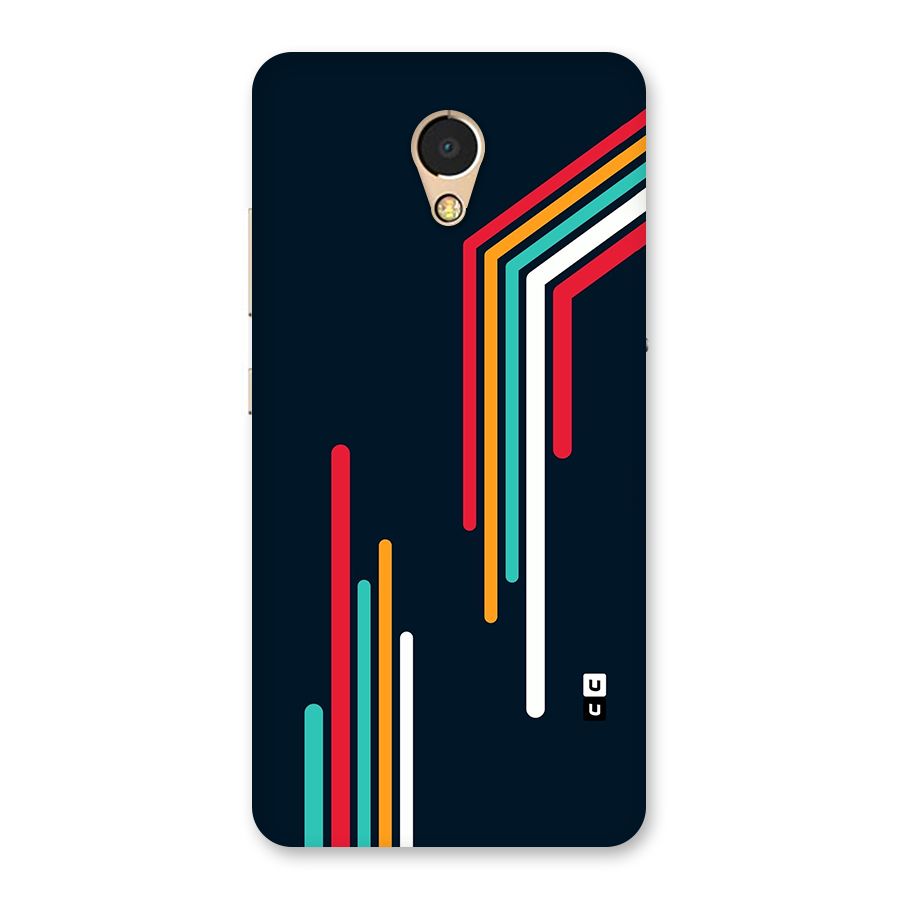 Retro Lines Minimal Stripes Back Case for Lenovo P2