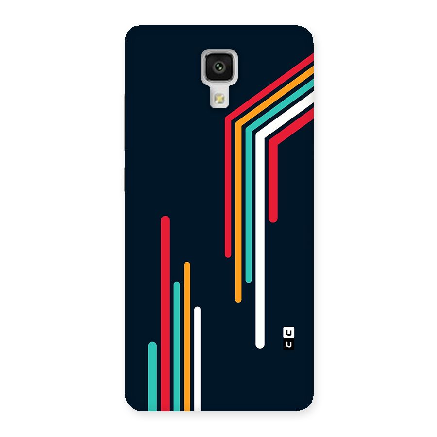Retro Lines Minimal Stripes Back Case for Mi4