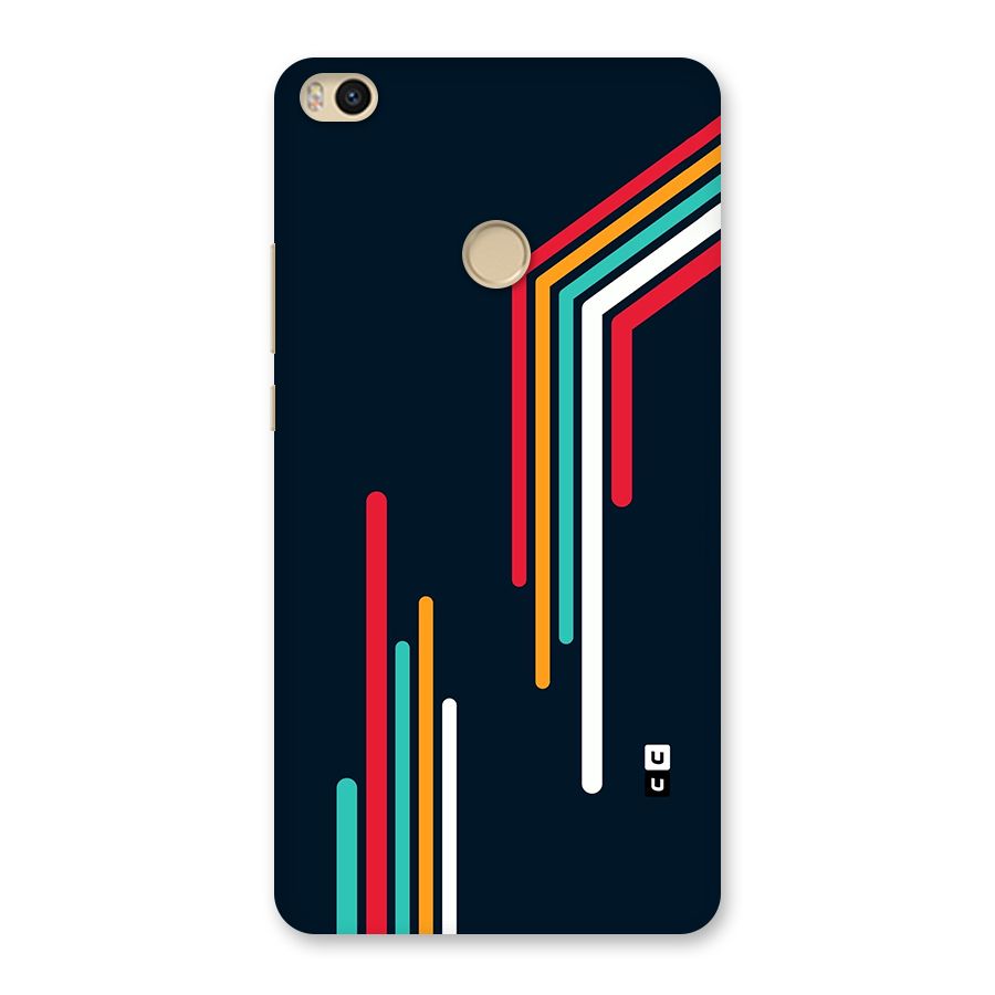 Retro Lines Minimal Stripes Back Case for Mi Max 2