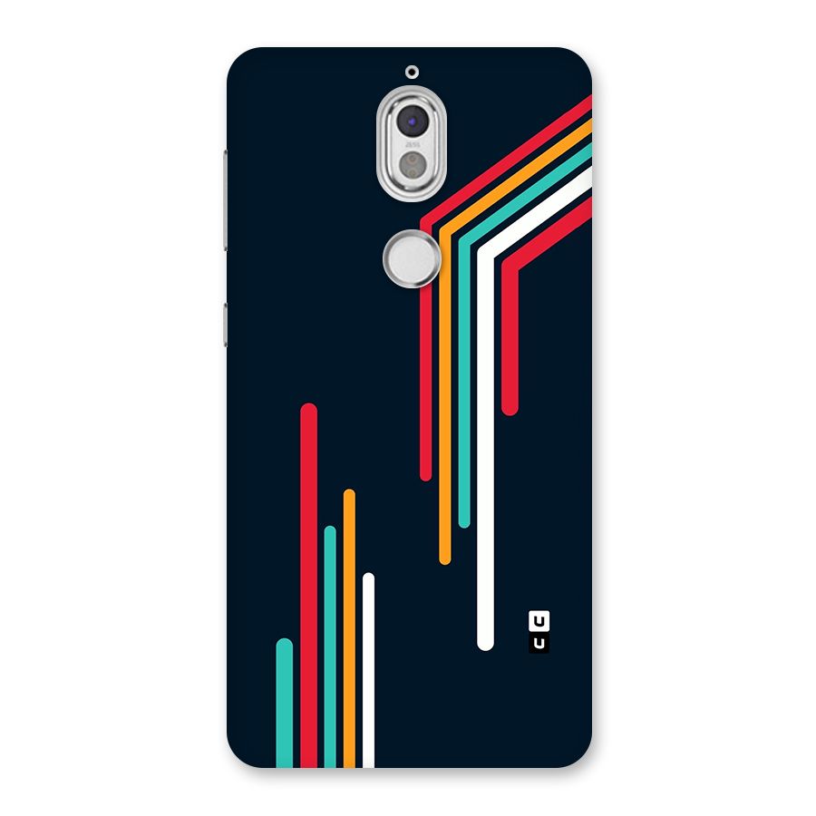 Retro Lines Minimal Stripes Back Case for Nokia 7
