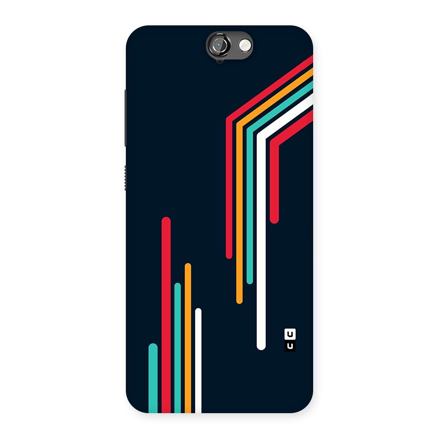 Retro Lines Minimal Stripes Back Case for One A9