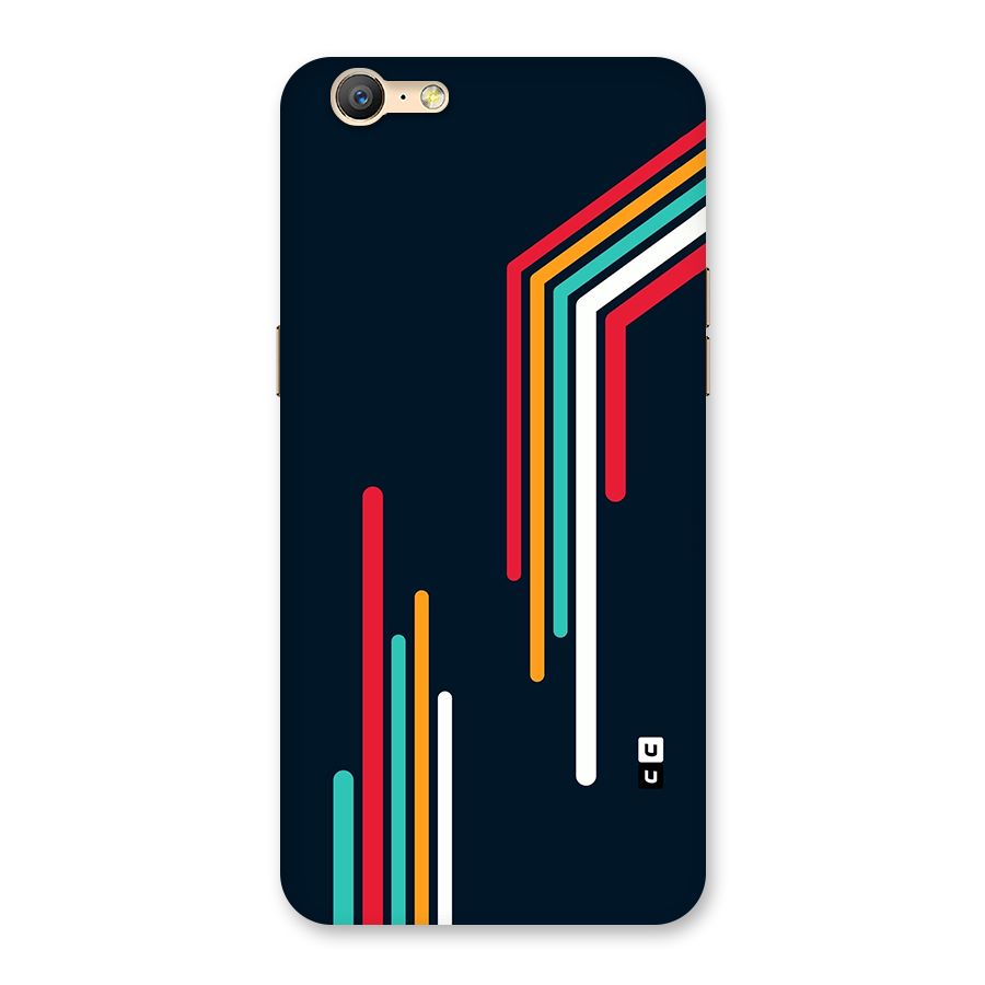 Retro Lines Minimal Stripes Back Case for Oppo A39