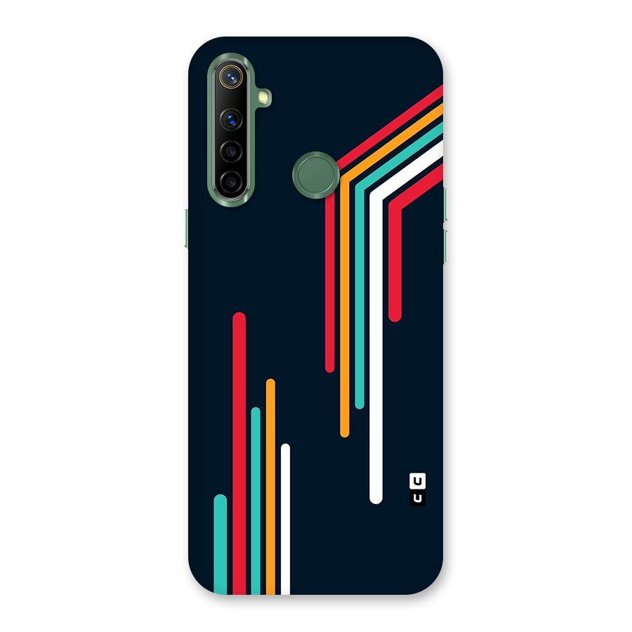 Retro Lines Minimal Stripes Back Case for Realme Narzo 10