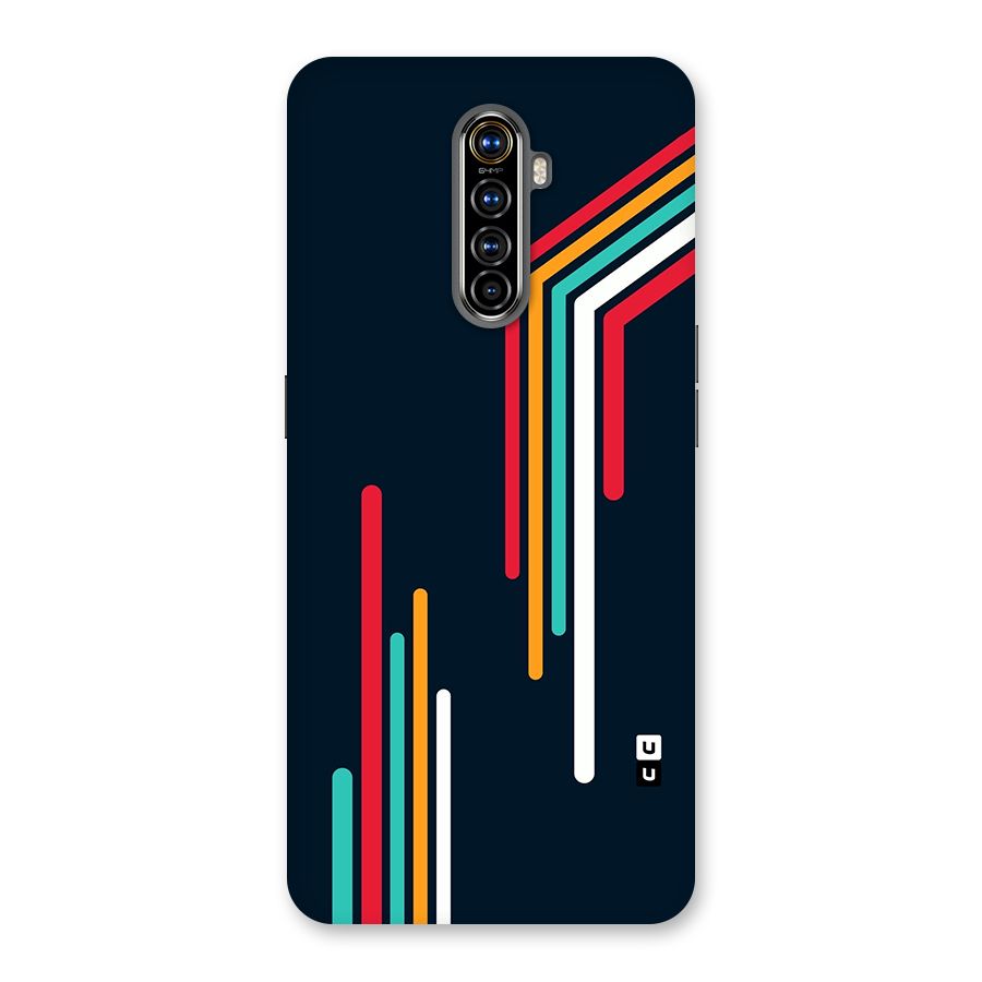 Retro Lines Minimal Stripes Back Case for Realme X2 Pro