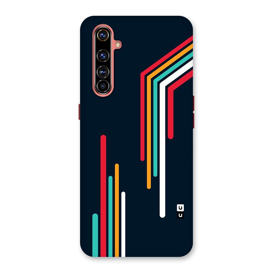 Retro Lines Minimal Stripes Back Case for Realme X50 Pro