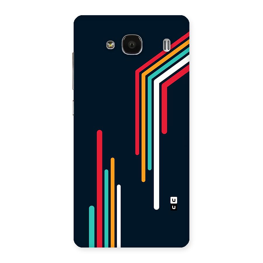 Retro Lines Minimal Stripes Back Case for Redmi 2s