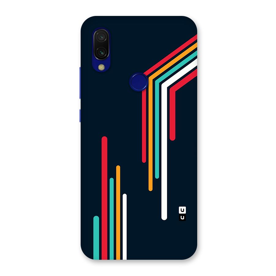 Retro Lines Minimal Stripes Back Case for Redmi 7