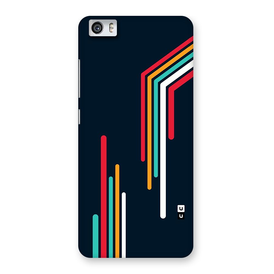 Retro Lines Minimal Stripes Back Case for Redmi Mi 5