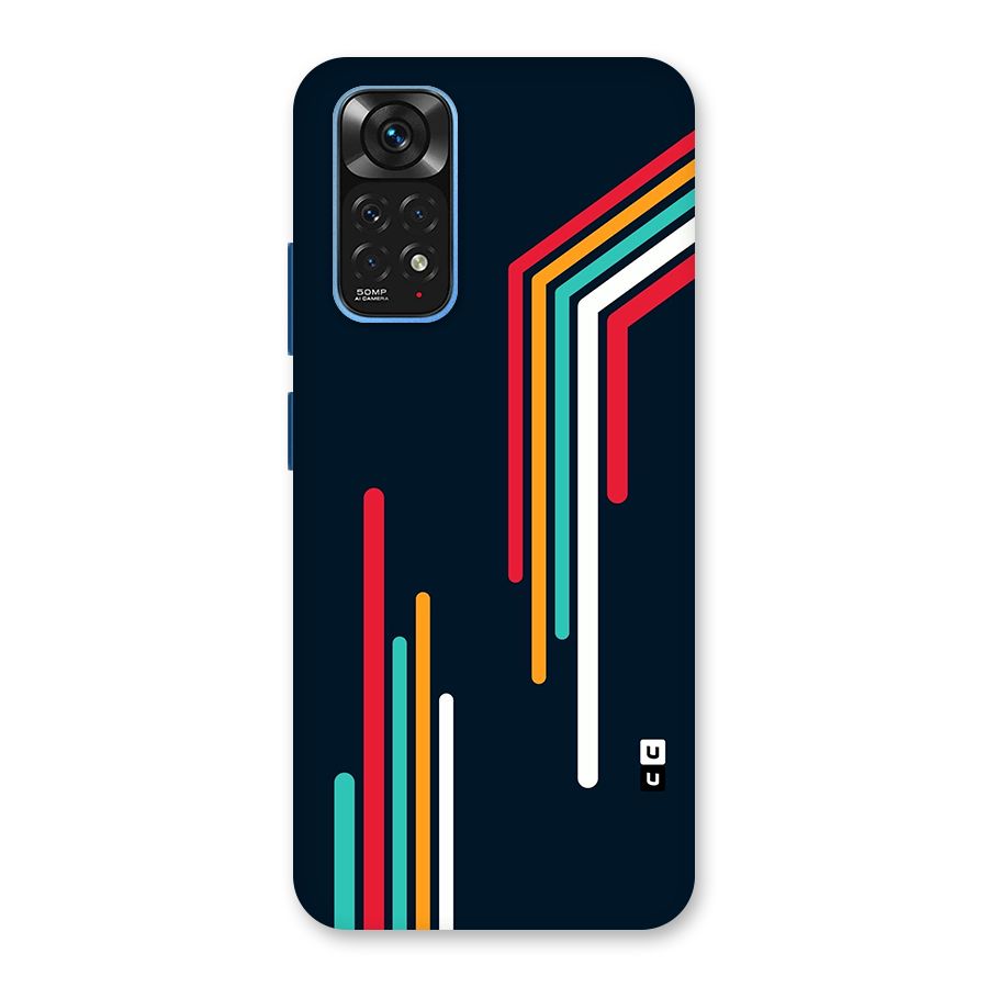 Retro Lines Minimal Stripes Back Case for Redmi Note 11S