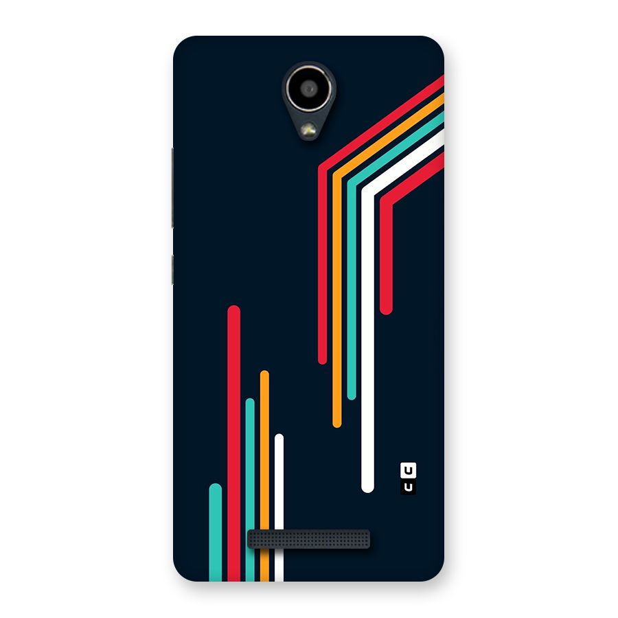 Retro Lines Minimal Stripes Back Case for Redmi Note 2