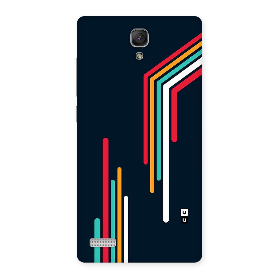 Retro Lines Minimal Stripes Back Case for Redmi Note Prime