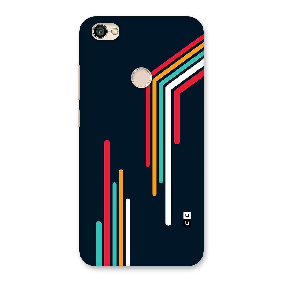 Retro Lines Minimal Stripes Back Case for Redmi Y1 2017